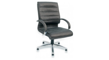 athena aluminum visitor armchair