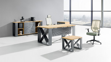 cross leg manager office desk