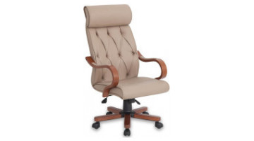 eos wooden executive armchair