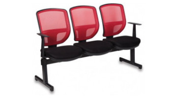 Era Plastic Triple Waiting Armchair