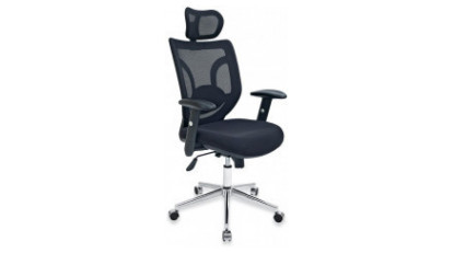 flat meshed manager armchair
