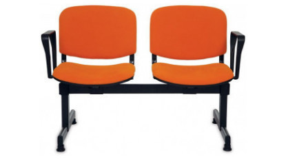 form painted waiting armchair double