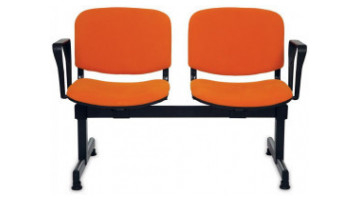 form painted waiting armchair double