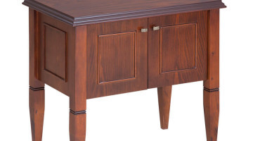 granj walnut side table