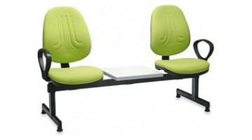 kuga waiting double armchair with coffe table