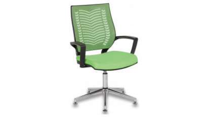 Lead Mesh Visitor Armchair