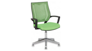 Lead Mesh Visitor Armchair