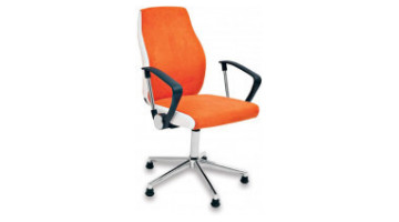 lift chrome visitor armchair