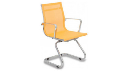 luxera mesh visitor armchair u leg