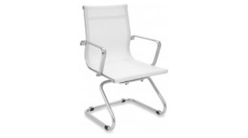 luxera mesh visitor armchair u leg