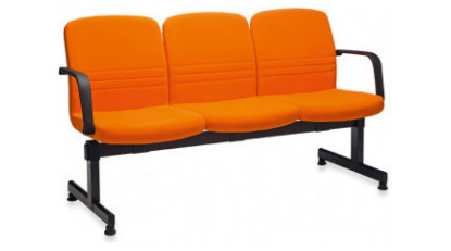 pear plastic triple waiting armchair
