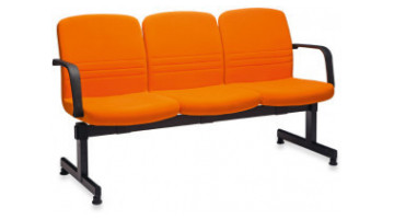 pear plastic triple waiting armchair