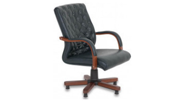 plus wooden visitor armchair
