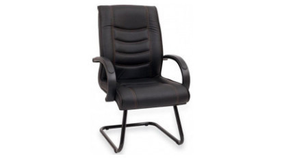 pur plastic visitor armchair u leg