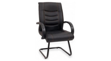 pur plastic visitor armchair u leg
