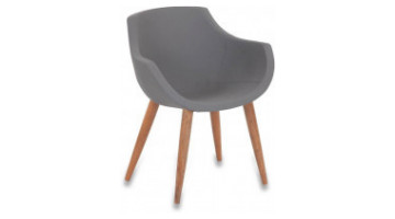 Roza Visitor Armchair Lathe Leg