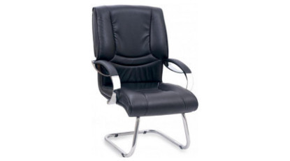 silk metal visitor armchair u leg