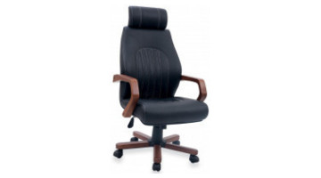silvestre wooden executive armchair