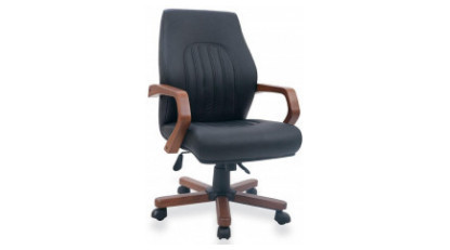 silvestre wooden meeting armchair
