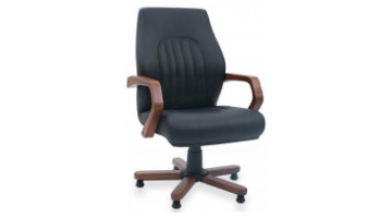 silvestre wooden visitor armchair