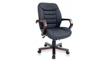 sone wooden meeting armchair