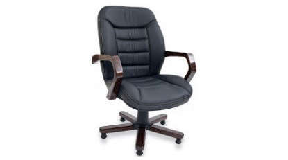 sone wooden visitor armchair