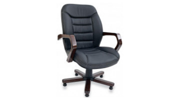 sone wooden visitor armchair