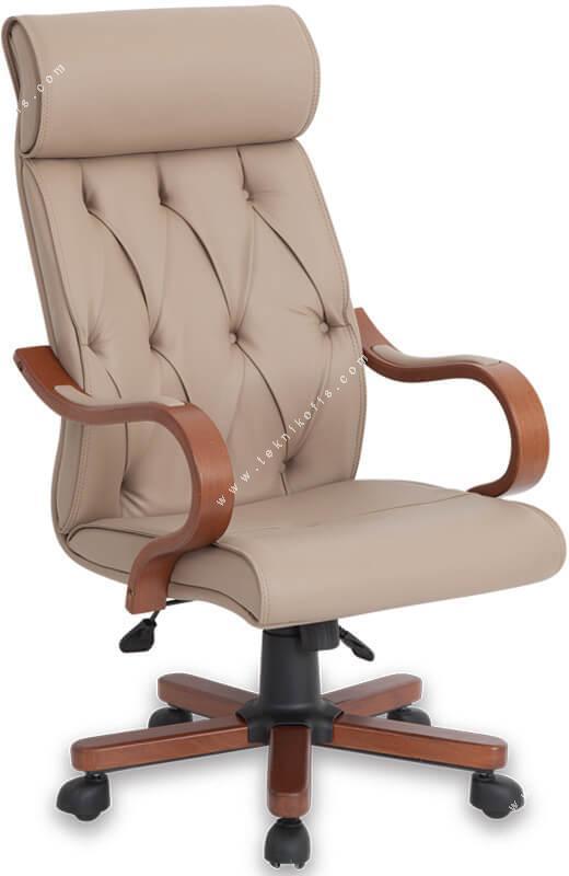 eos wooden executive armchair