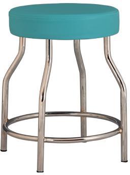 kiwi chrome footed stool