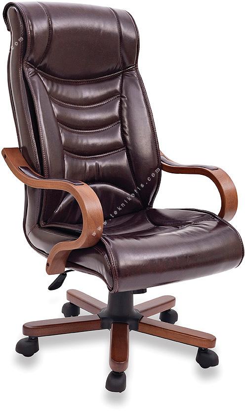 knight wooden executive armchair