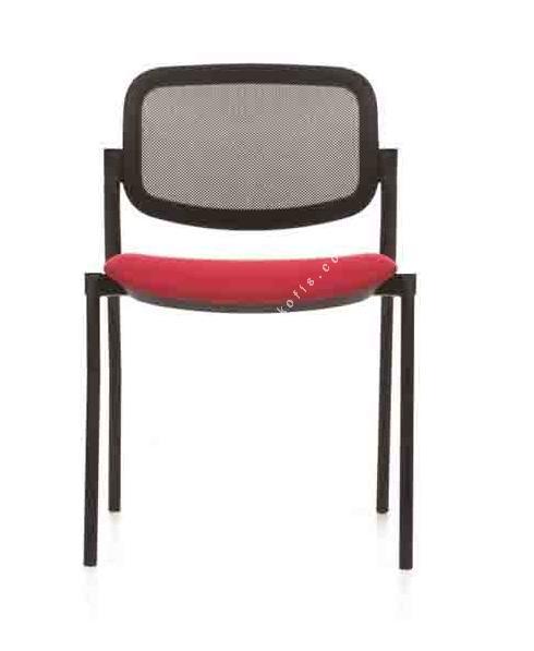 lefer metal boyalı fileli kolsuz sandalye