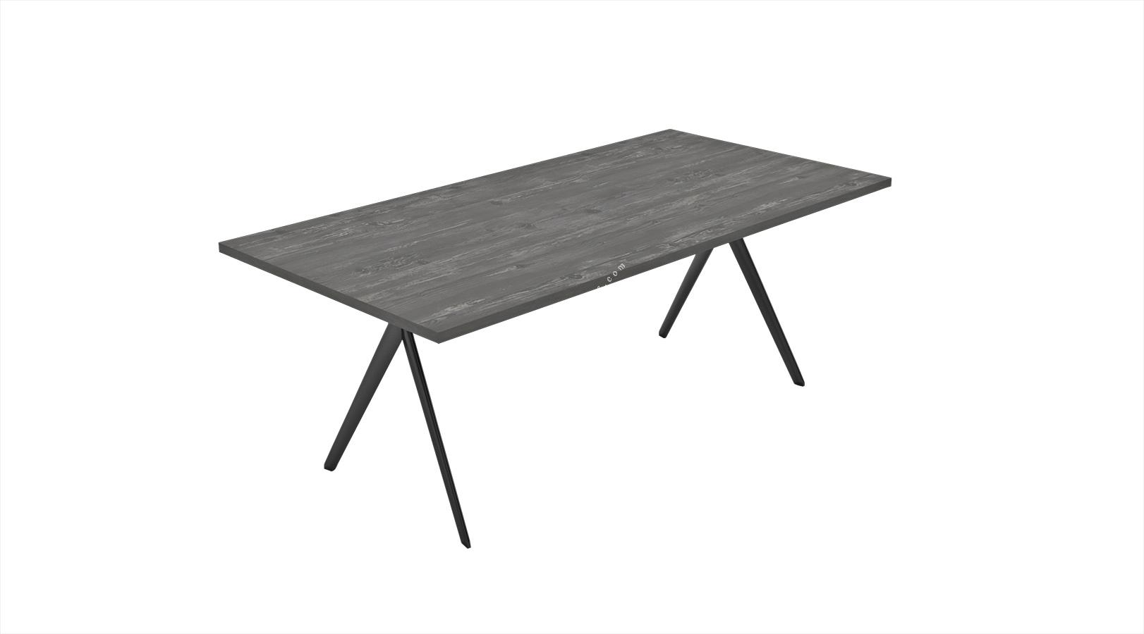 lorenda metal ayaklı modern toplantı masası
