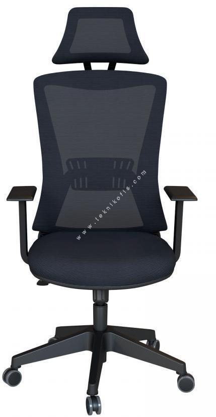 meshseat plastik ayak sabit kol yönetici koltuğu