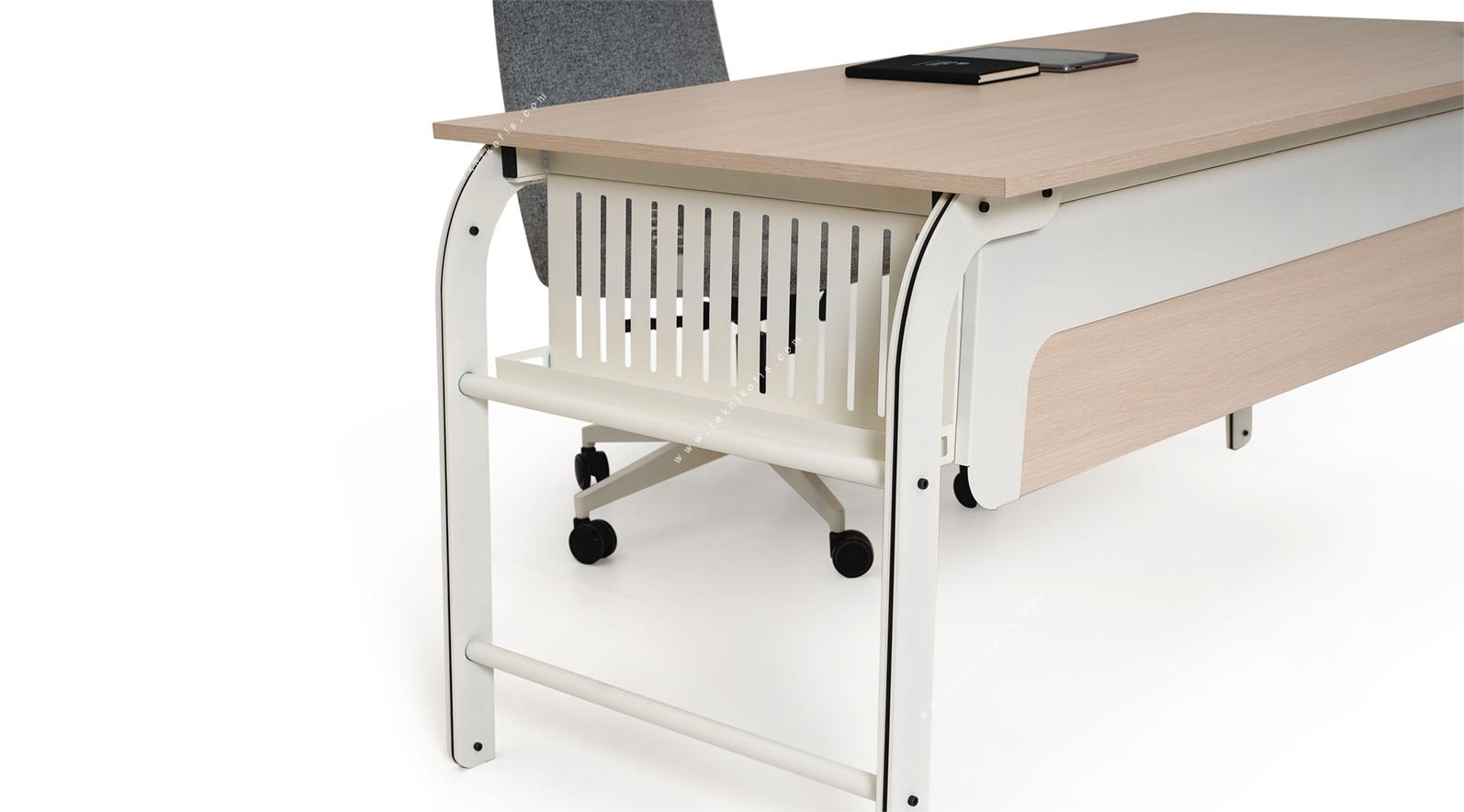 reixa tasarım metal ayaklı personel masası 180cm