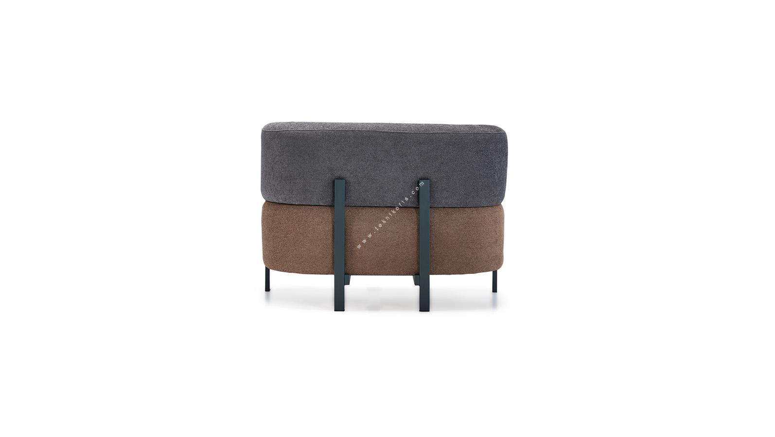 reval kumaş döşeme tasarım ayaklı tekli kanepe