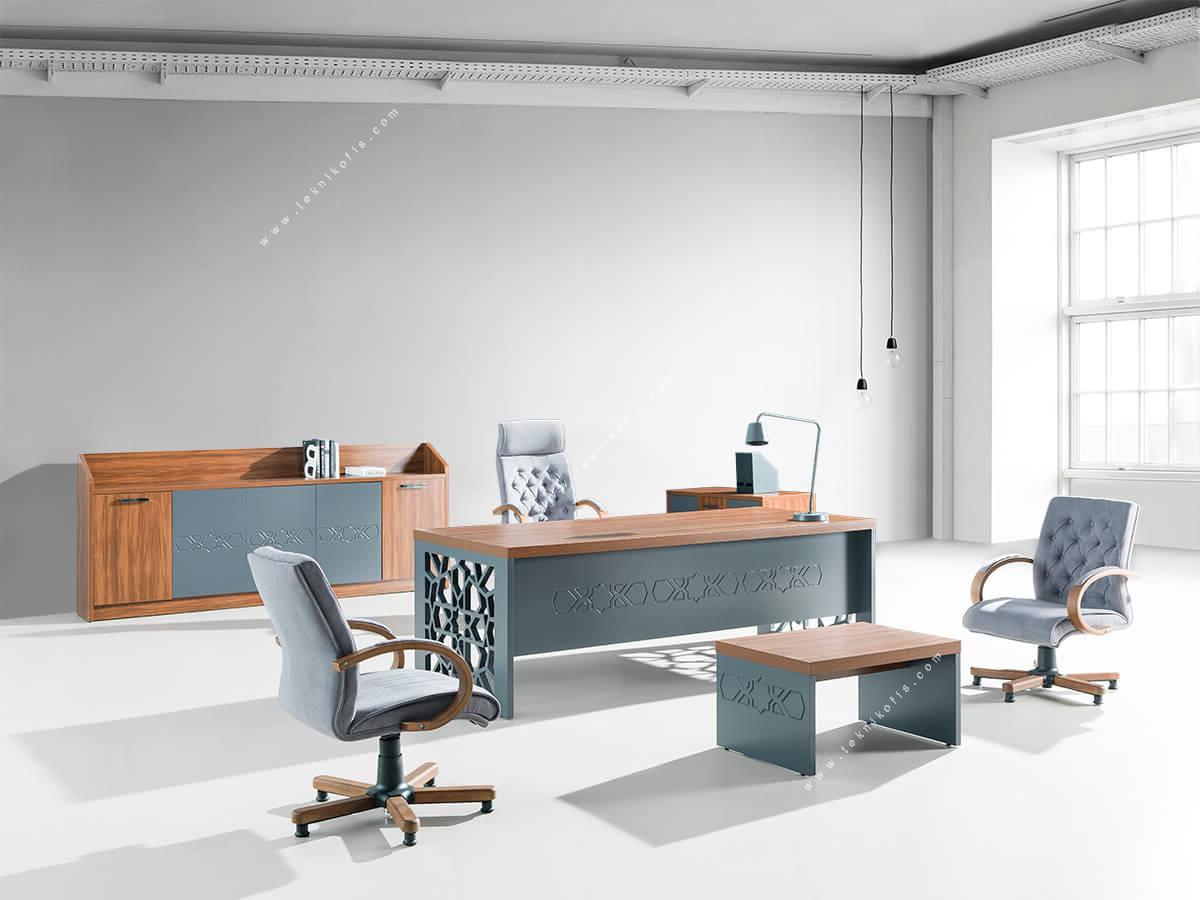 special leg shaped executive office furniture desk