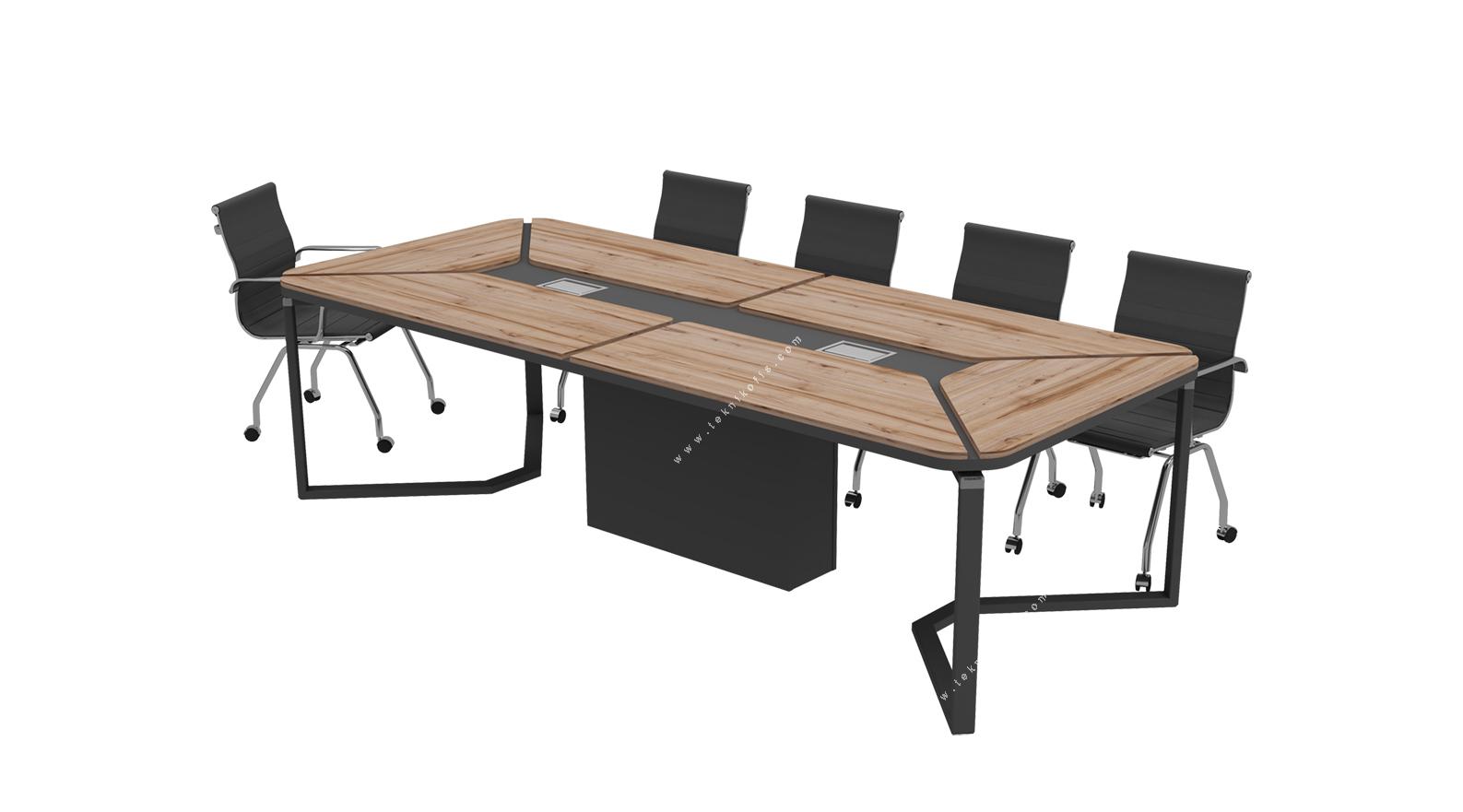 tamara modern tasarım ayak toplantı masası