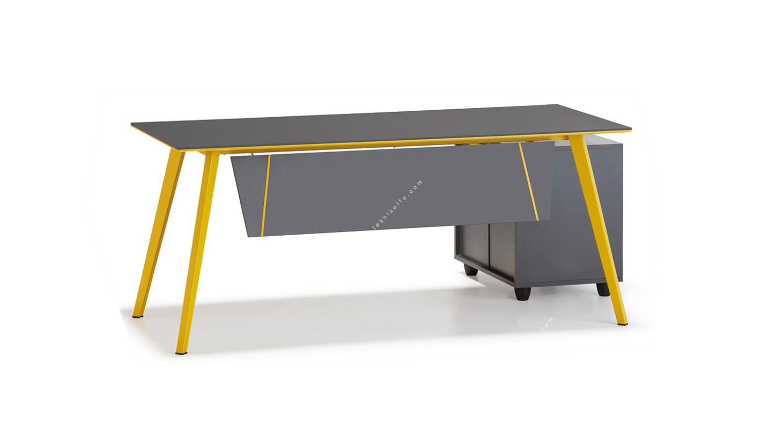 vega üç ayaklı metal ayaklı çalışma masası 140cm