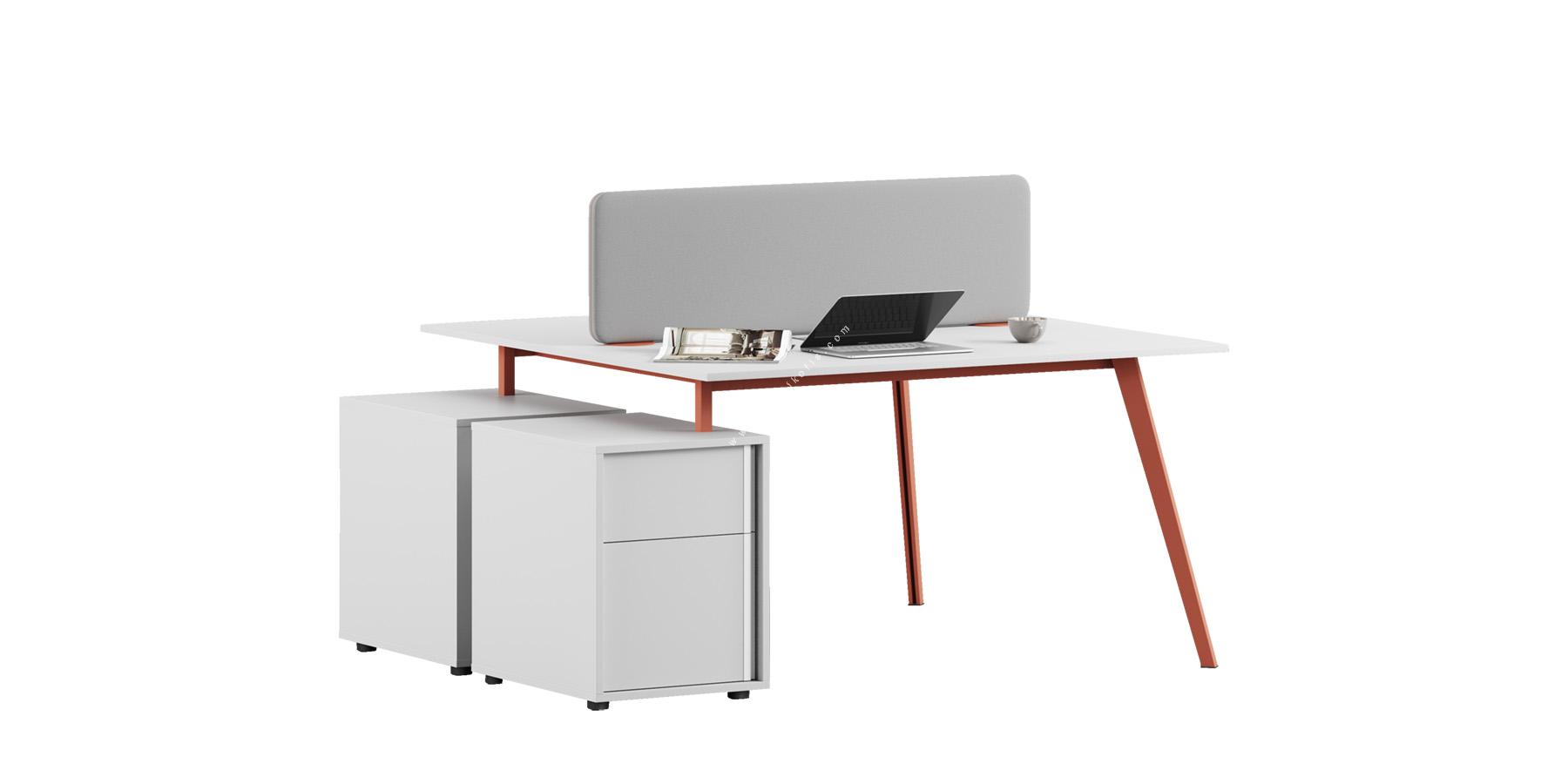 vegawork pratik kesonlu ikili workstation  162cm