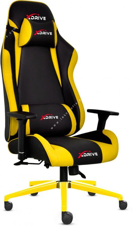 xdrive akıncı oyuncu koltuğu sarı siyah