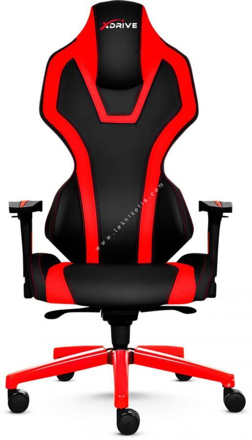xdrive bora oyuncu koltuğu siyah kırmızı