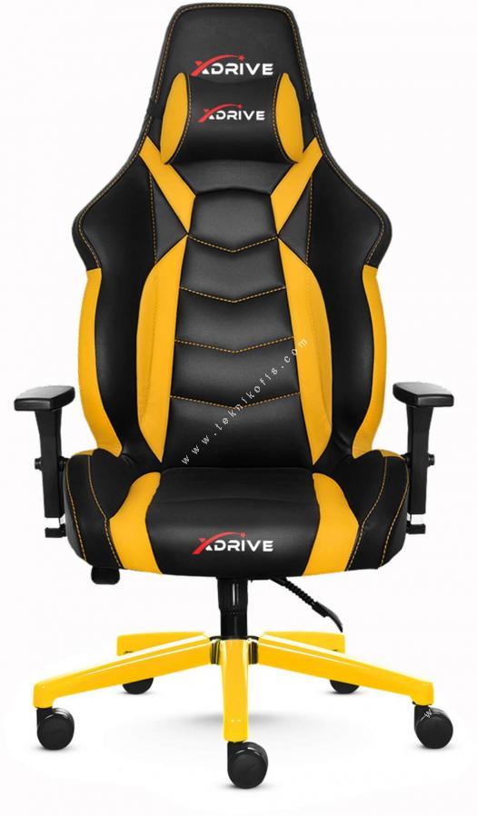 xdrive tufan oyuncu koltuğu sarı siyah