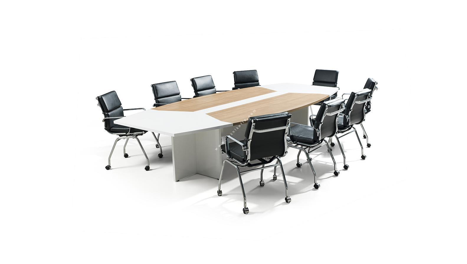 طاولة قاعة الاجتماعات ل 12 شخص