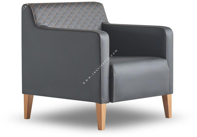 apical ahşap ayaklı tekli kanepe