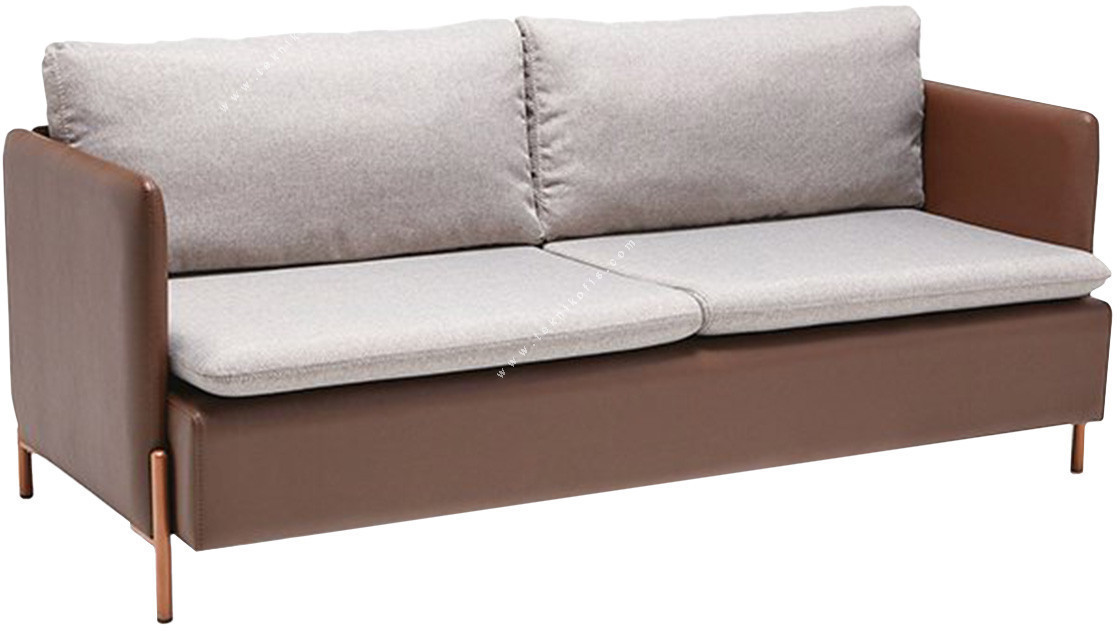 asteri metal boyalı ayak üçlü kanepe