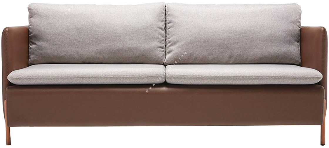 asteri metal boyalı ayak üçlü kanepe