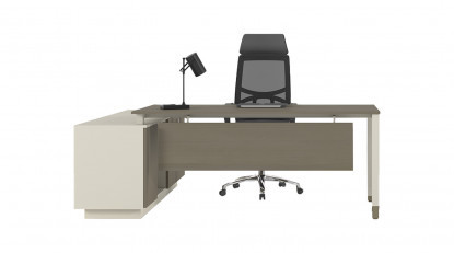 aveon etajerli ofis masası 200cm