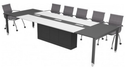 aveon kolonlu modern toplantı masası 350cm
