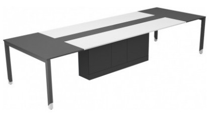 aveon kolonlu modern toplantı masası 350cm