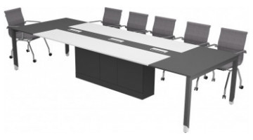 aveon kolonlu modern toplantı masası 350cm